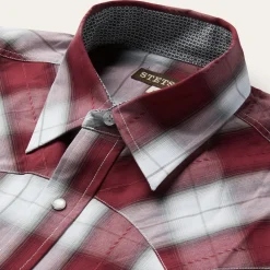 Shadow Plaid Western Shirt