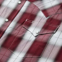 Shadow Plaid Western Shirt
