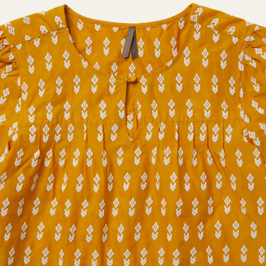 Short-Sleeved Aztec Blouse