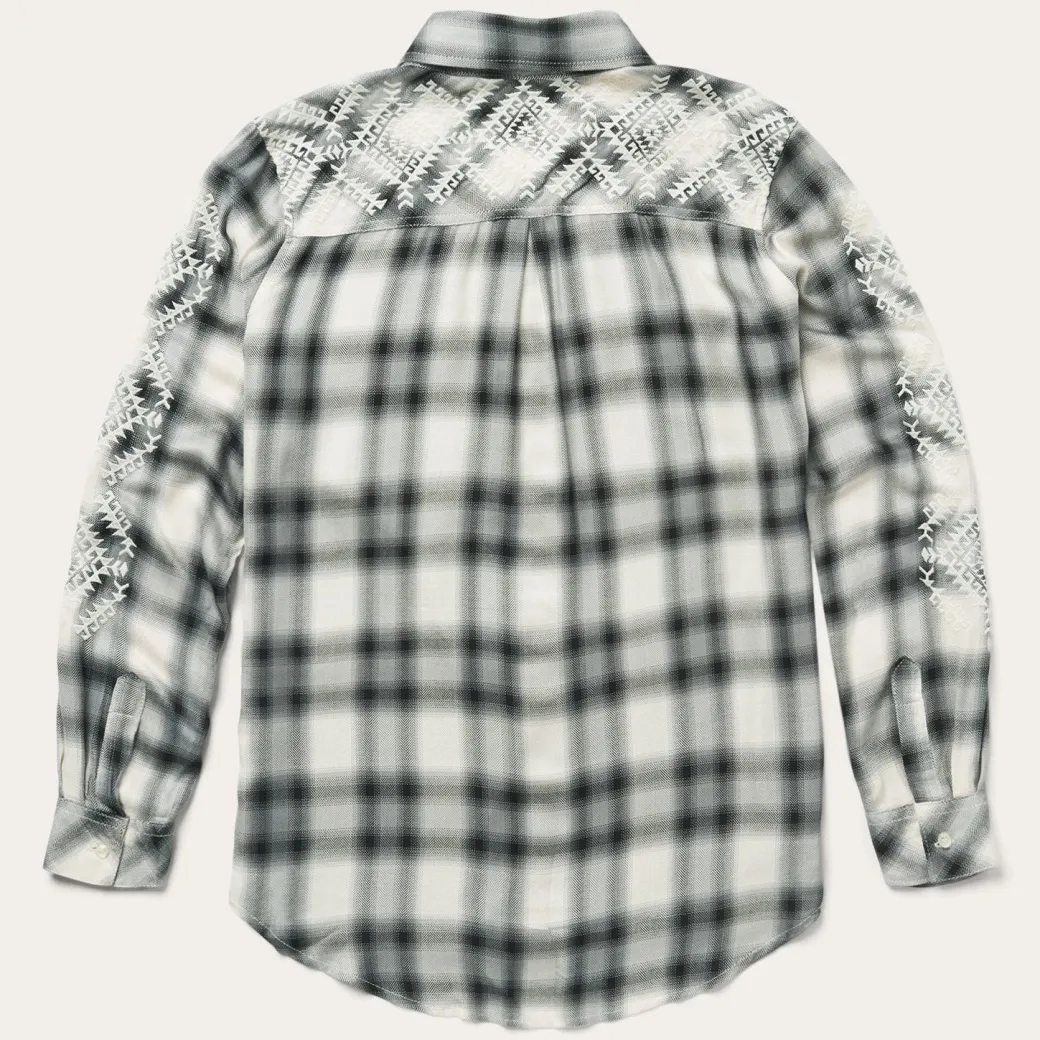 Smokey Ombre Plaid Shirt