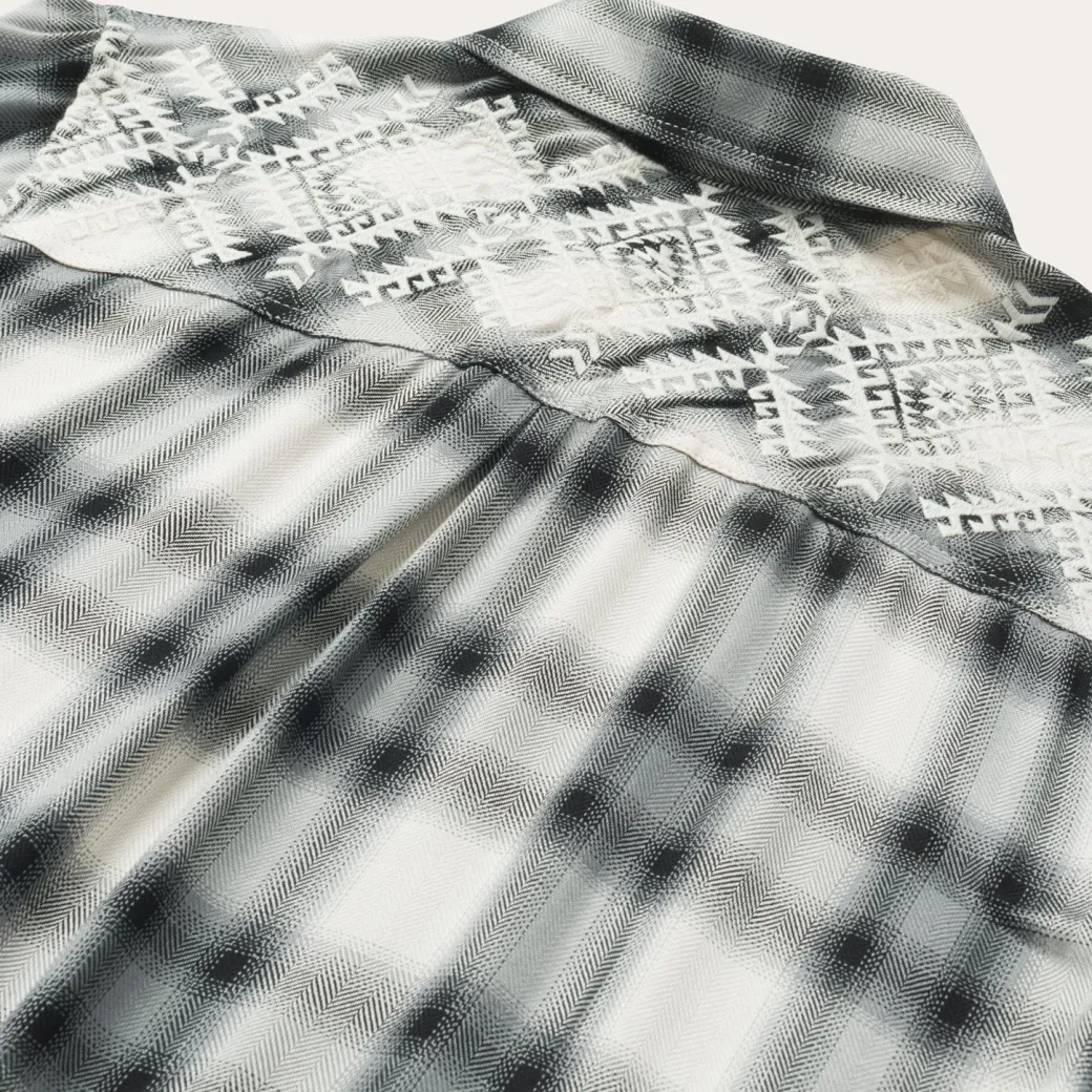 Smokey Ombre Plaid Shirt