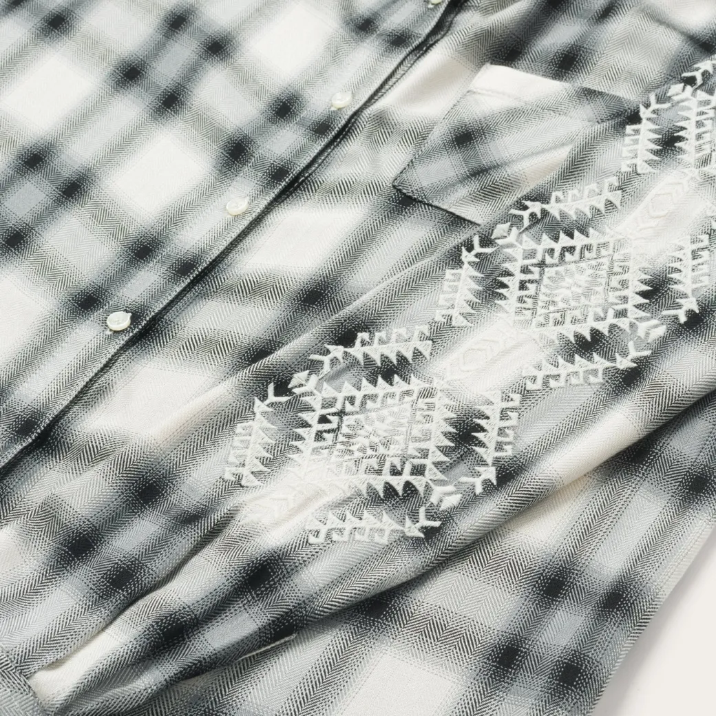 Smokey Ombre Plaid Shirt