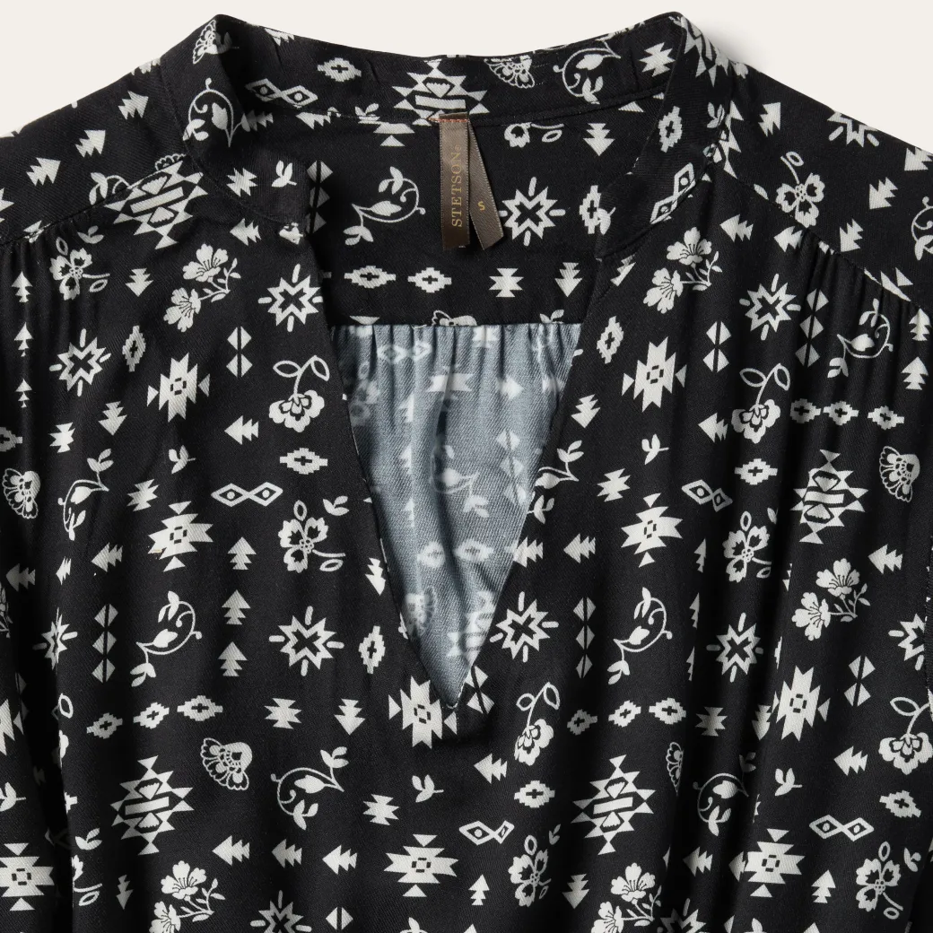 Southwestern Ditzy Print Dress