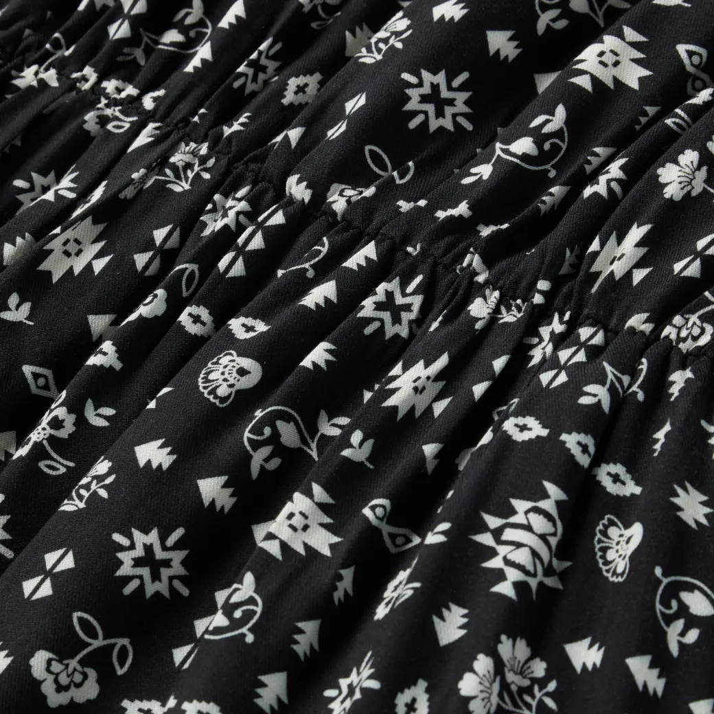 Southwestern Ditzy Print Dress