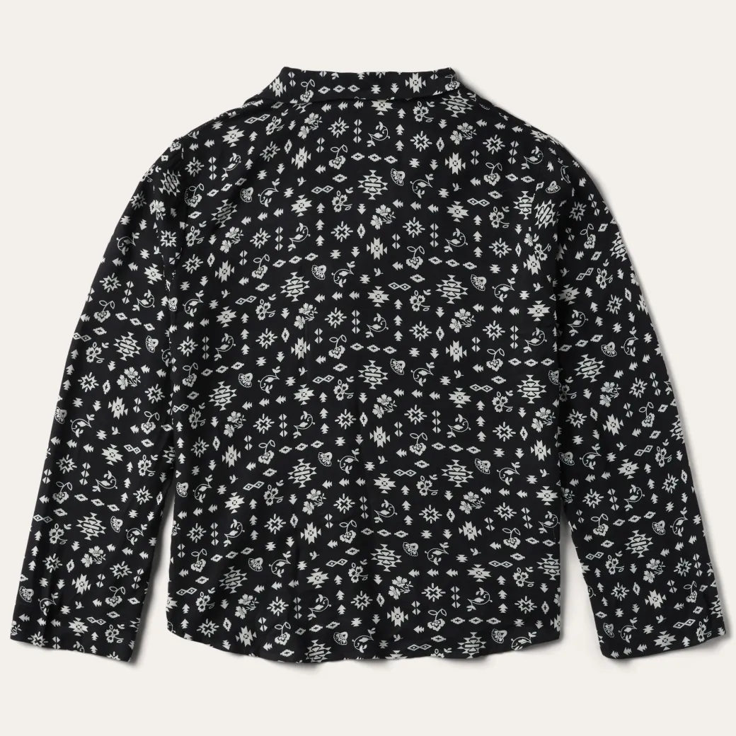 Southwestern Ditzy Print Blouse