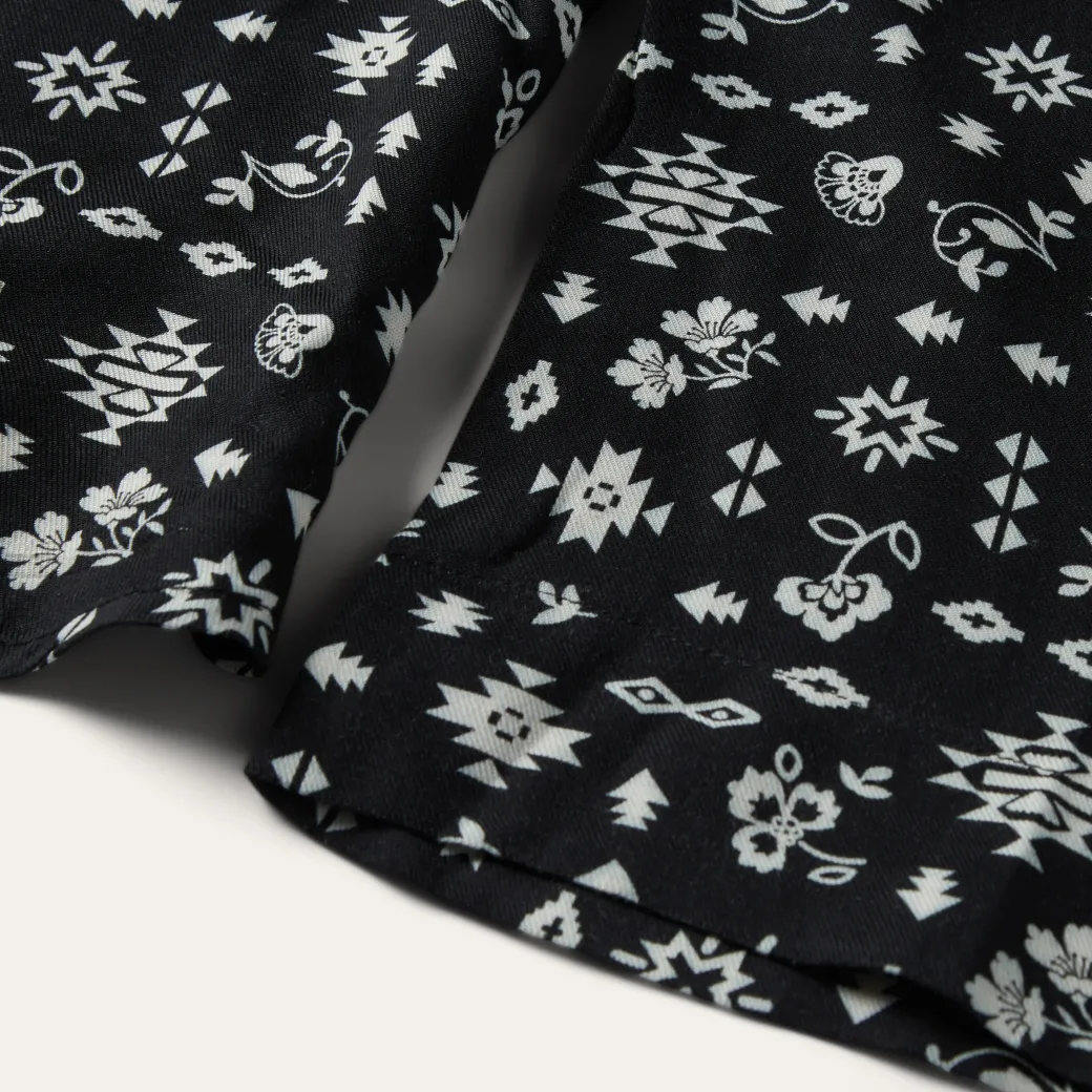 Southwestern Ditzy Print Blouse