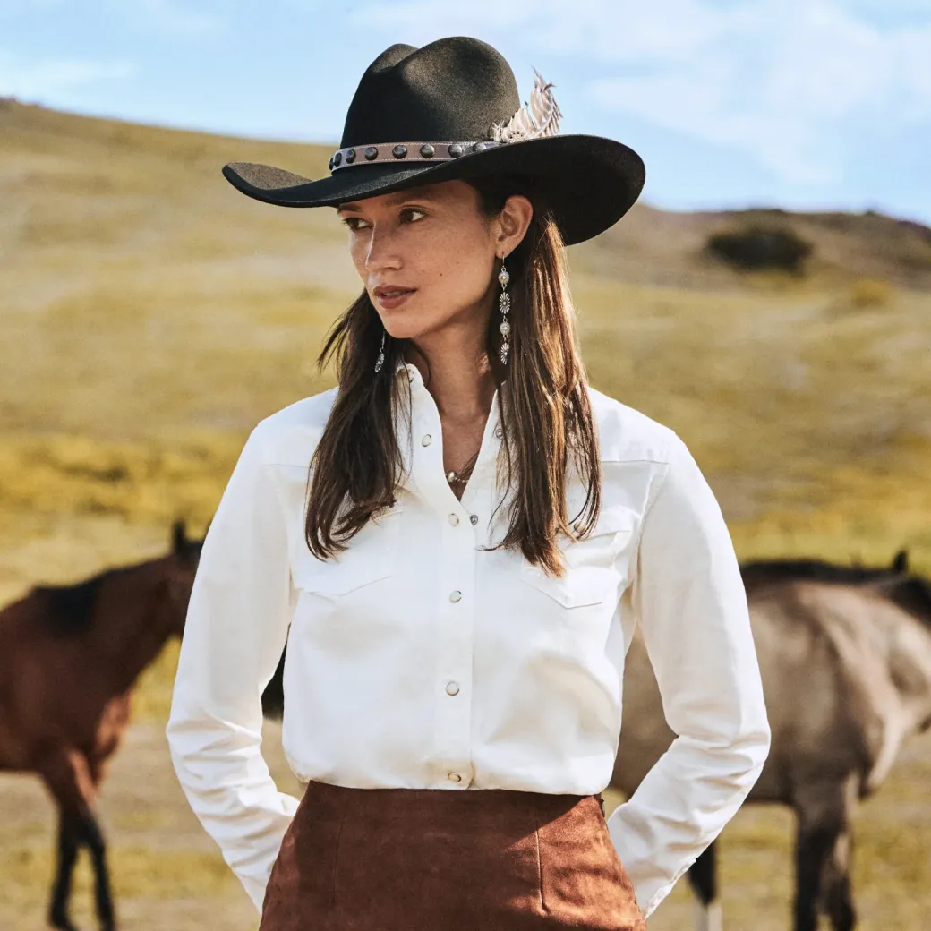 Western Embroidered Denim Shirt